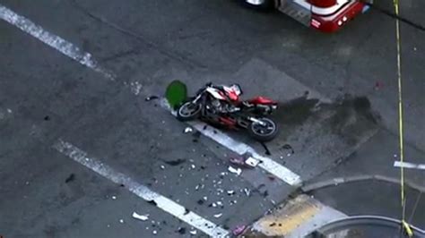 Motorcyclist not wearing a helmet in Boston is seriously injured in hit-and-run crash: Massachusetts State Police